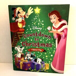 Disney's Countdown to Christmas: A story a day [Hardcover]